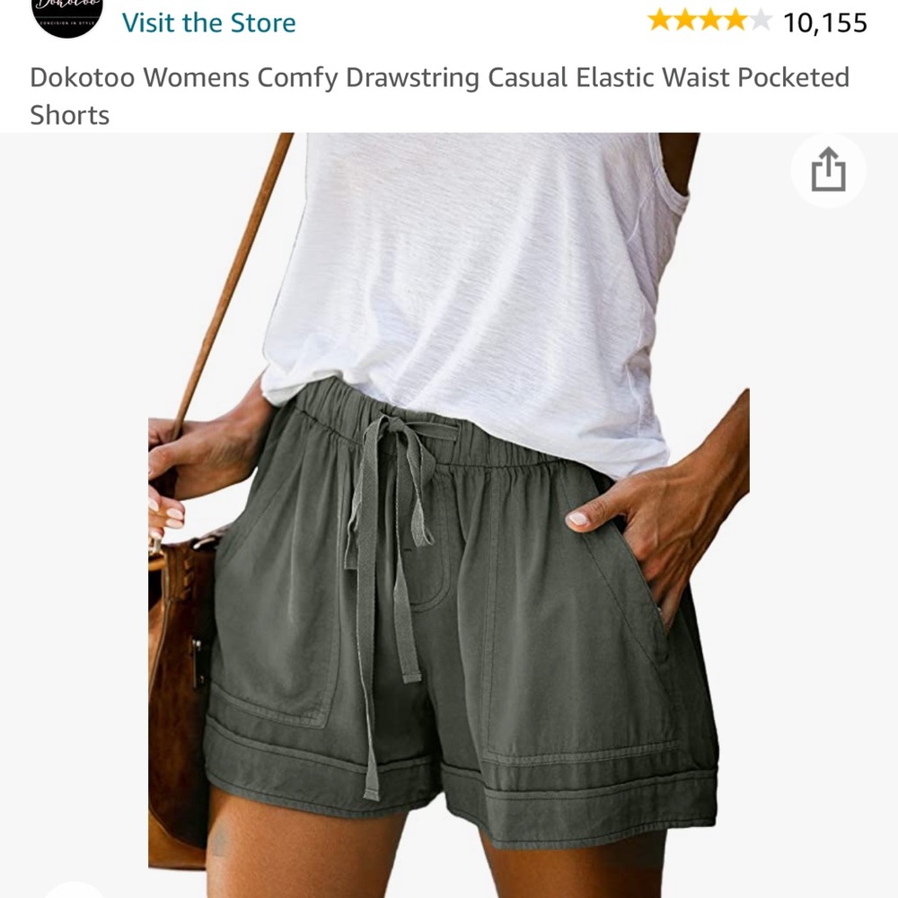 Womens comfy drawstring shorts- Never been worn!!!